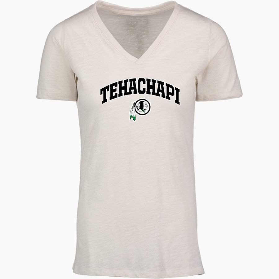 TEHACHAPI HIGH SCHOOL WARRIORS <span class="pdp-name-mascot">TEHACHAPI WARRIORS</span> MV Sport Women's Vera Ringspun Slub V-Neck Tee