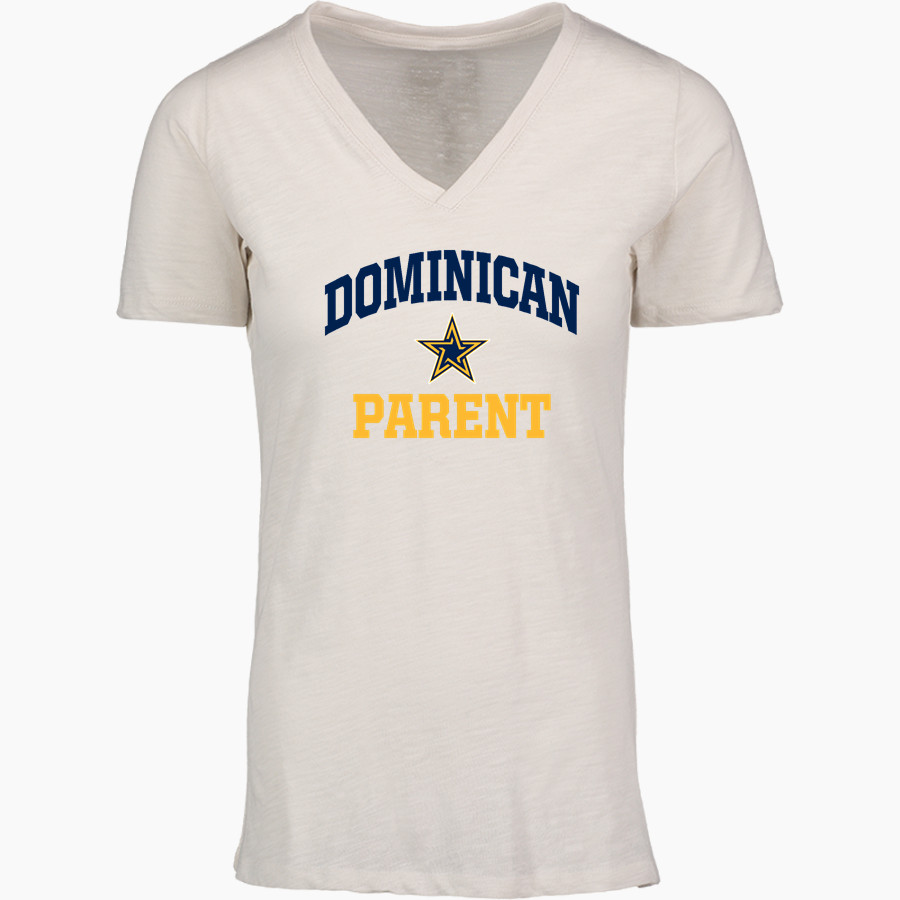 Dominican Stars <span class="pdp-name-mascot">Dominican University Stars</span> MV Sport Women's Vera Ringspun Slub V-Neck Tee