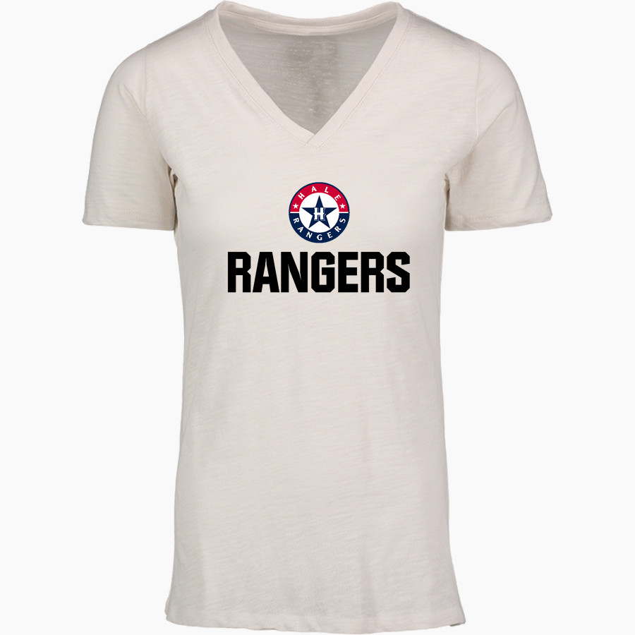 Nathan Hale Rangers <span class="pdp-name-mascot">Nathan Hale Rangers</span> MV Sport Women's Vera Ringspun Slub V-Neck Tee