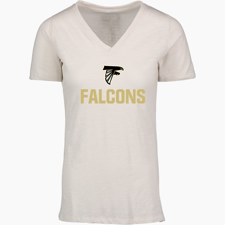 Northview Falcons <span class="pdp-name-mascot">Northview Middle School Falcons</span> MV Sport Women's Vera Ringspun Slub V-Neck Tee