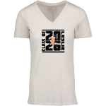 LESLIE HIGH SCHOOL BLACKHAWKS <span class="pdp-name-mascot">LESLIE BLACKHAWKS</span> MV Sport Women's Vera Ringspun Slub V-Neck Tee Front Thumbnail