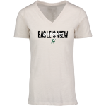 EAGLE'S VIEW ACADEMY WARRIORS <span class="pdp-name-mascot">EAGLE'S VIEW ACADEMY WARRIORS</span> MV Sport Women's Vera Ringspun Slub V-Neck Tee Front Thumbnail