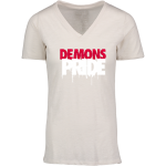 Washington Demons <span class="pdp-name-mascot">Washington Demons</span> MV Sport Women's Vera Ringspun Slub V-Neck Tee Front Thumbnail