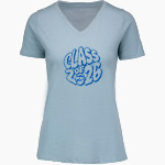 PALISADES CHARTER HIGH SCHOOL DOLPHINS <span class="pdp-name-mascot">PALISADES DOLPHINS</span> MV Sport Women's Vera Ringspun Slub V-Neck Tee Front Thumbnail