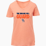 THE BROOK HILL HIGH SCHOOL GUARD <span class="pdp-name-mascot">THE BROOK HILL GUARD /THE</span> MV Sport Women's Vera Ringspun Slub V-Neck Tee Front Thumbnail
