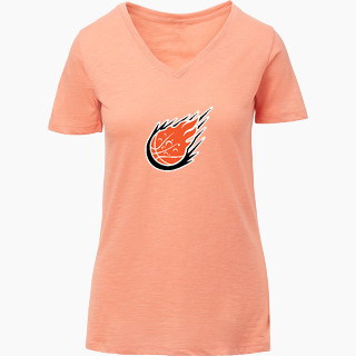 MV Sport Women's Vera Ringspun Slub V-Neck Tee