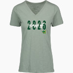 Unquowa Gators MV Sport Women's Vera Ringspun Slub V-Neck Tee Front Thumbnail