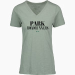 Park Roadrunners <span class="pdp-name-mascot">Park Roadrunners</span> MV Sport Women's Vera Ringspun Slub V-Neck Tee Front Thumbnail
