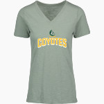 Cypress Creek Coyotes <span class="pdp-name-mascot">Cypress Creek Coyotes</span> MV Sport Women's Vera Ringspun Slub V-Neck Tee Front Thumbnail