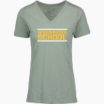 Green Acres Grizzlies <span class="pdp-name-mascot">Green Acres School Grizzlies</span> MV Sport Women's Vera Ringspun Slub V-Neck Tee Front Thumbnail