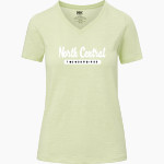North Central Thunderbirds <span class="pdp-name-mascot">North Central Thunderbirds</span> MV Sport Women's Vera Ringspun Slub V-Neck Tee Front Thumbnail