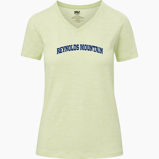 MV Sport Women's Vera Ringspun Slub V-Neck Tee