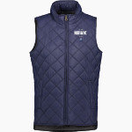 XAVIER HIGH SCHOOL HAWKS MV Sport Weatherproof Vintage Women's Diamond Quilt Vest Front Thumbnail