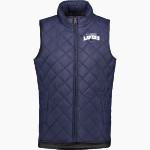 La Lumiere School Lakers Online Store <span class="pdp-name-mascot">La Lumiere Lakers</span> MV Sport Weatherproof Vintage Women's Diamond Quilt Vest Front Thumbnail