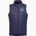 JERSEY COMMUNITY HIGH SCHOOL PANTHERS MV Sport Weatherproof Vintage Women's Diamond Quilt Vest Front Thumbnail