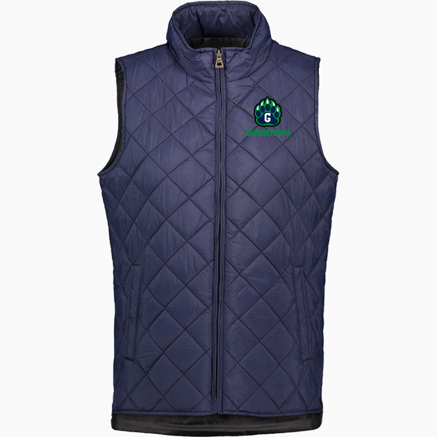 Gunderson Grizzlies <span class="pdp-name-mascot">Gunderson Grizzlies</span> MV Sport Weatherproof Vintage Women's Diamond Quilt Vest