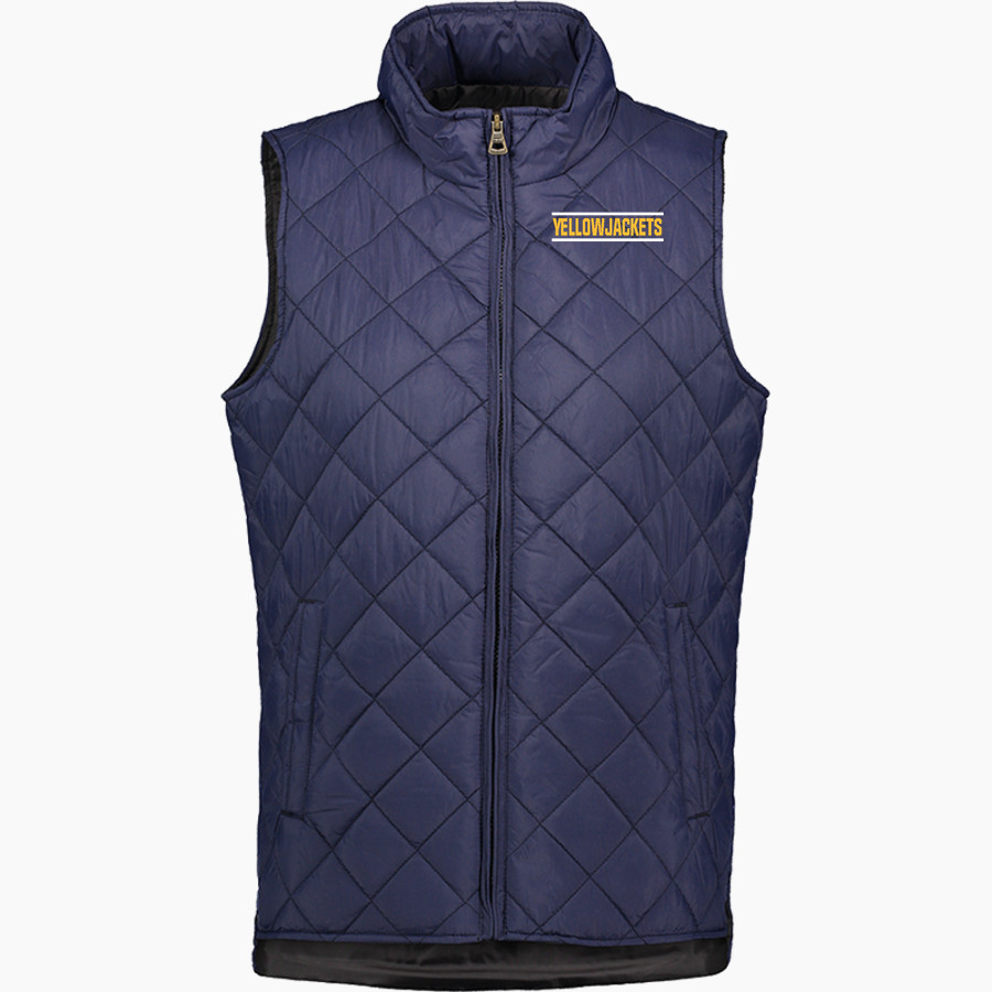 DETROIT COUNTRY DAY SCHOOL YELLOWJACKETS <span class="pdp-name-mascot">DETROIT YELLOWJACKETS</span> MV Sport Weatherproof Vintage Women's Diamond Quilt Vest