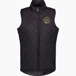 DEKALB HIGH SCHOOL TIGERS MV Sport Weatherproof Vintage Women's Diamond Quilt Vest Front Thumbnail