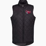 Carroll Rebels <span class="pdp-name-mascot">Carroll</span> MV Sport Weatherproof Vintage Women's Diamond Quilt Vest Front Thumbnail