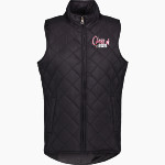 Belmont Abbey College The Official Store of the Crusaders MV Sport Weatherproof Vintage Women's Diamond Quilt Vest Front Thumbnail
