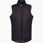 PIKEVIEW HIGH SCHOOL PANTHERS <span class="pdp-name-mascot">PIKEVIEW PANTHERS</span> MV Sport Weatherproof Vintage Women's Diamond Quilt Vest Front Thumbnail