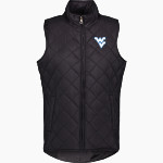 WATER VALLEY HIGH SCHOOL BLUE DEVILS MV Sport Weatherproof Vintage Women's Diamond Quilt Vest Front Thumbnail