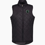 Drew Dragons <span class="pdp-name-mascot">Drew School Dragons</span> MV Sport Weatherproof Vintage Women's Diamond Quilt Vest Front Thumbnail