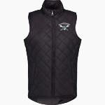 Pentucket Youth Lacrosse Pentucket <span class="pdp-name-mascot">Pentucket Youth Lacrosse</span> MV Sport Weatherproof Vintage Women's Diamond Quilt Vest Front Thumbnail