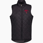 DOVER HIGH SCHOOL LONGHORNS <span class="pdp-name-mascot">DOVER LONGHORNS</span> MV Sport Weatherproof Vintage Women's Diamond Quilt Vest Front Thumbnail