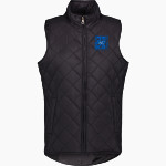 CHATTAHOOCHEE HIGH SCHOOL COUGARS MV Sport Weatherproof Vintage Women's Diamond Quilt Vest Front Thumbnail