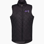 Deep Creek Hornets <span class="pdp-name-mascot">Deep Creek Hornets</span> MV Sport Weatherproof Vintage Women's Diamond Quilt Vest Front Thumbnail