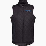Ruben Dario Cougars <span class="pdp-name-mascot">Ruben Dario Cougars</span> MV Sport Weatherproof Vintage Women's Diamond Quilt Vest Front Thumbnail