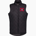 MVSU Delta Devils Weatherproof Vintage Women's Diamond Quilt Vest Front Thumbnail