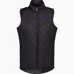 Cascade Christian Challengers Weatherproof Vintage Women's Diamond Quilt Vest Front Thumbnail