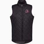 BELLOWS FREE ACADEMY BULLETS <span class="pdp-name-mascot">BELLOWS FREE ACADEMY BULLETS</span> MV Sport Weatherproof Vintage Women's Diamond Quilt Vest Front Thumbnail