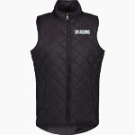 Drew Dragons <span class="pdp-name-mascot">Drew School Dragons</span> MV Sport Weatherproof Vintage Women's Diamond Quilt Vest Front Thumbnail