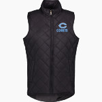 CHANUTE HIGH SCHOOL COMETS Weatherproof Vintage Women's Diamond Quilt Vest Front Thumbnail