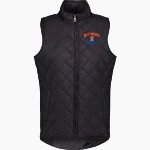 NOTTINGHAM HIGH SCHOOL BULLDOGS MV Sport Weatherproof Vintage Women's Diamond Quilt Vest Front Thumbnail
