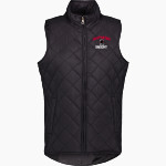 Martin Luther School Cougars <span class="pdp-name-mascot">Martin Luther Cougars</span> MV Sport Weatherproof Vintage Women's Diamond Quilt Vest Front Thumbnail
