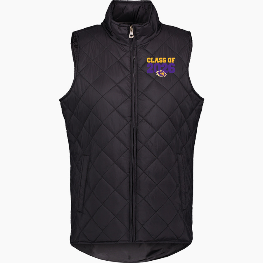 LYON COUNTY HIGH SCHOOL LYONS MV Sport Weatherproof Vintage Women's Diamond Quilt Vest
