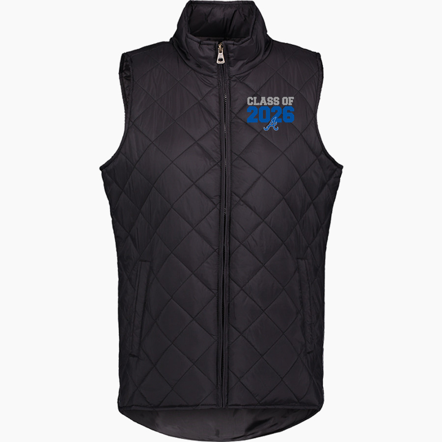 ATWATER HIGH SCHOOL FALCONS MV Sport Weatherproof Vintage Women's Diamond Quilt Vest