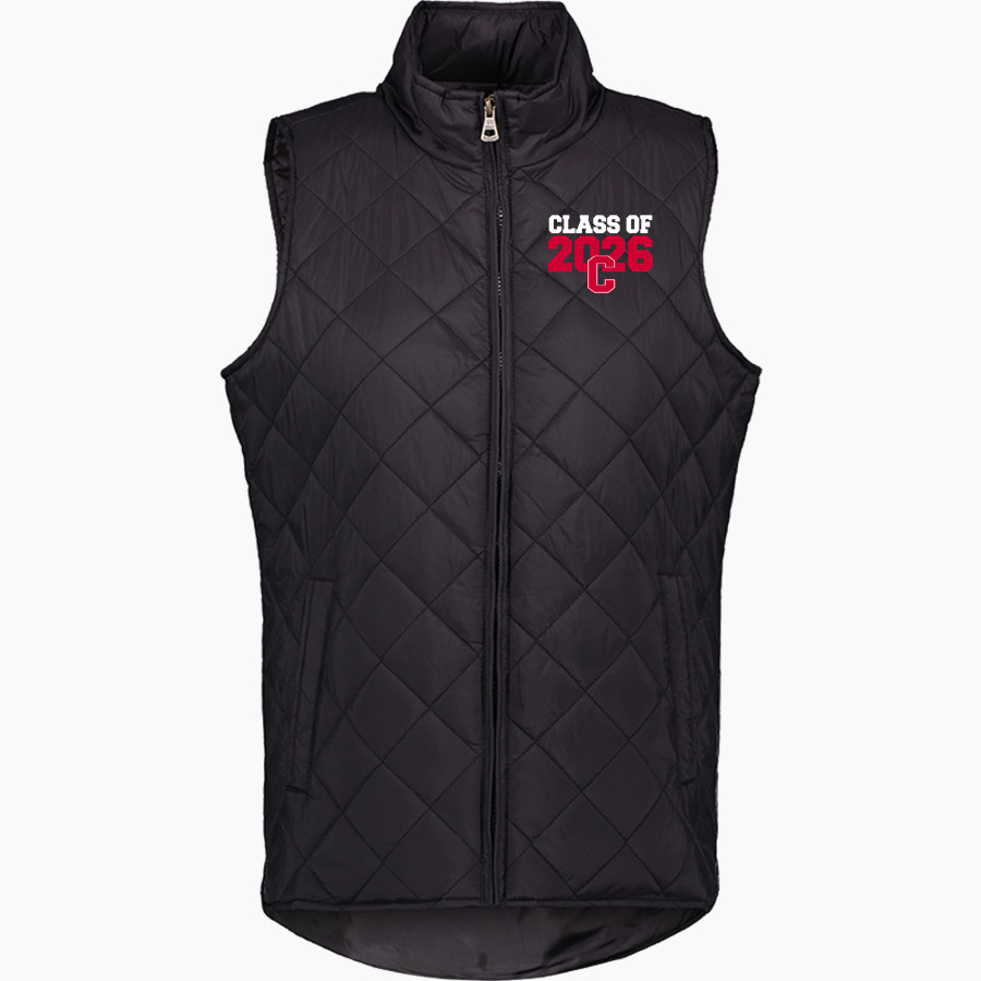Channahon Jr High Indians <span class="pdp-name-mascot">Channahon Jr High Indians</span> MV Sport Weatherproof Vintage Women's Diamond Quilt Vest
