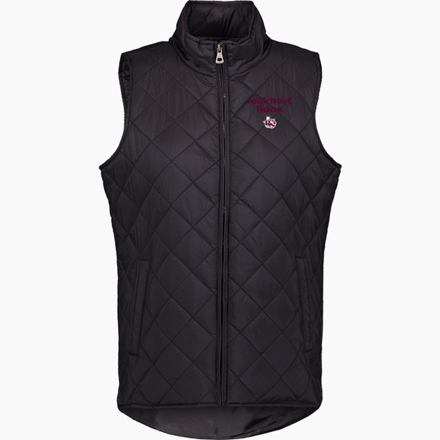 LOCKHART HIGH SCHOOL LIONS <span class="pdp-name-mascot">LOCKHART LIONS</span> MV Sport Weatherproof Vintage Women's Diamond Quilt Vest