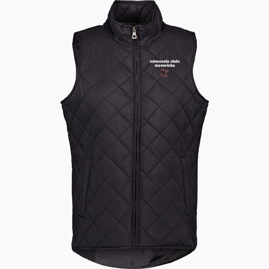 Minnesota State University Mankato <span class="pdp-name-mascot">Minnesota State Mavericks</span> MV Sport Weatherproof Vintage Women's Diamond Quilt Vest