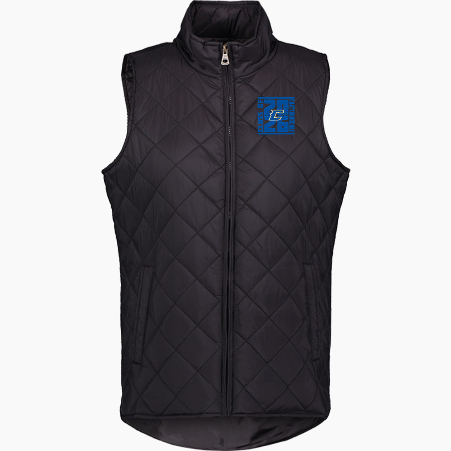 CHATTAHOOCHEE HIGH SCHOOL COUGARS MV Sport Weatherproof Vintage Women's Diamond Quilt Vest