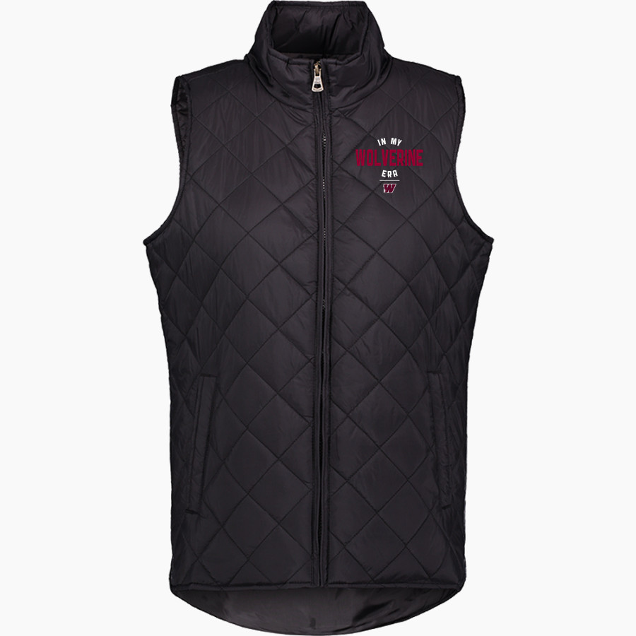 Willamette Wolverines <span class="pdp-name-mascot">Willamette Wolverines</span> MV Sport Weatherproof Vintage Women's Diamond Quilt Vest
