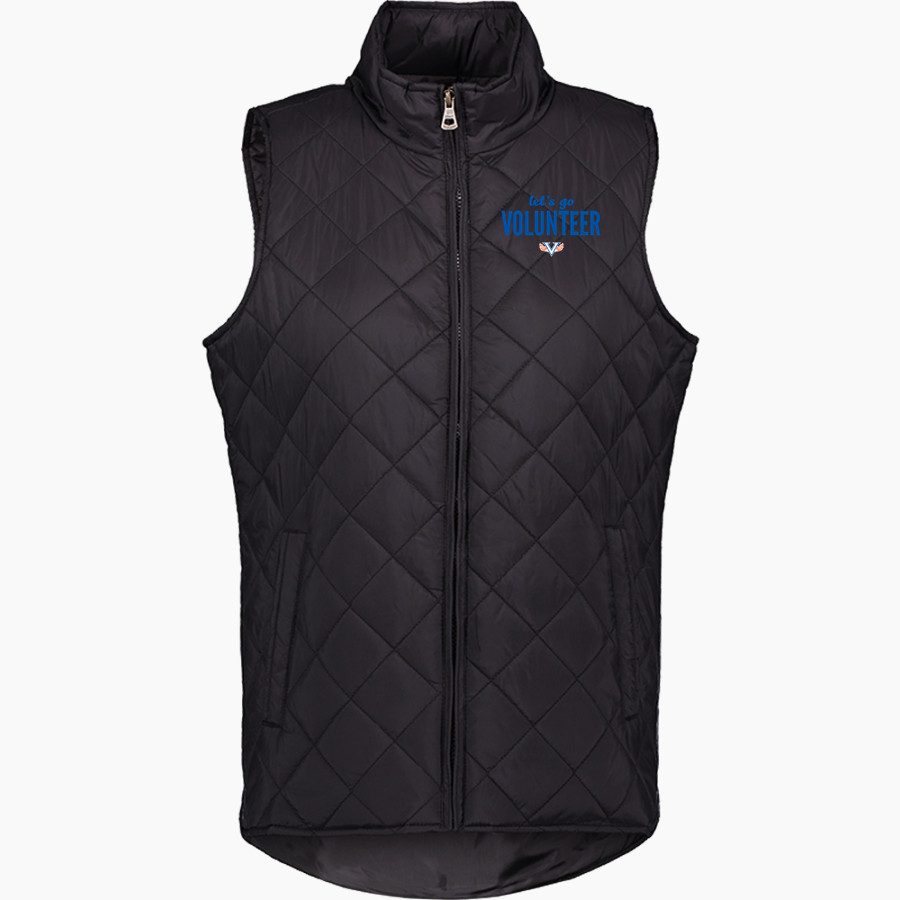 VOLUNTEER HIGH SCHOOL FALCONS <span class="pdp-name-mascot">VOLUNTEER FALCONS</span> MV Sport Weatherproof Vintage Women's Diamond Quilt Vest