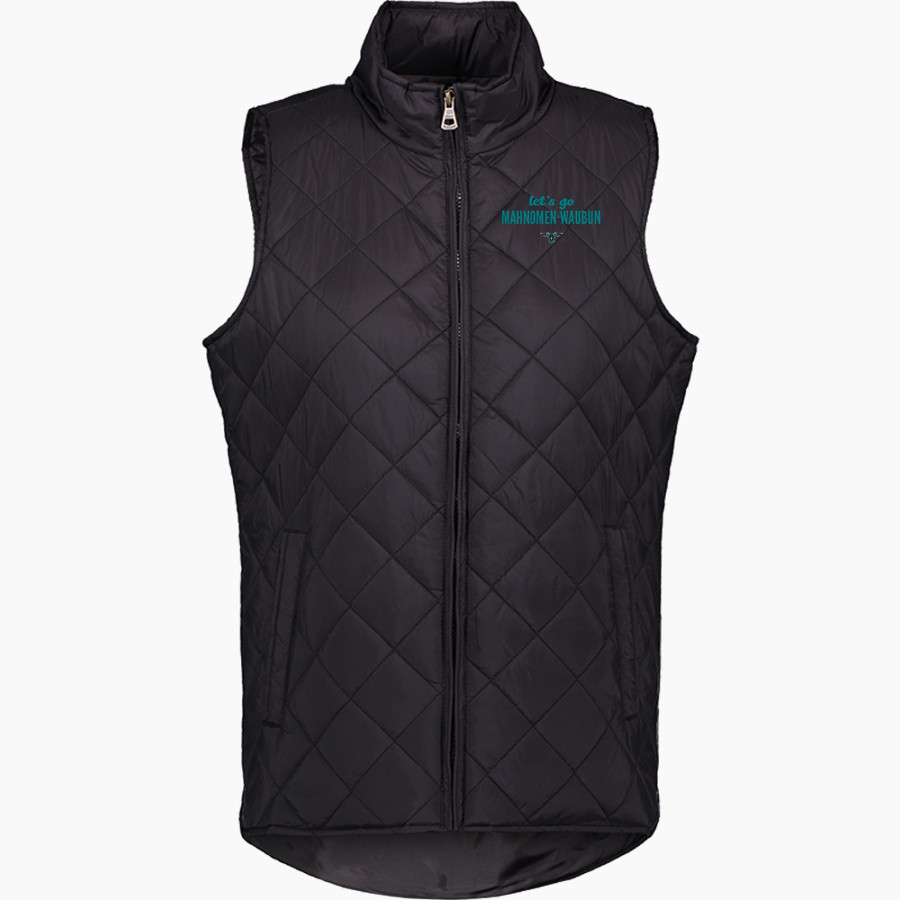 Mahnomen-Waubun THUNDERBIRDS <span class="pdp-name-mascot">Mahnomen-Waubun THUNDERBIRDS</span> MV Sport Weatherproof Vintage Women's Diamond Quilt Vest