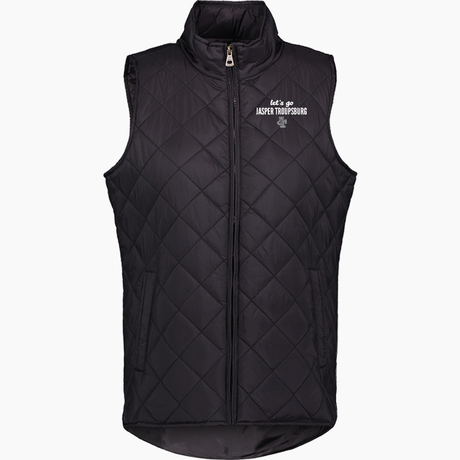 Jasper Troupsburg Wildcats <span class="pdp-name-mascot">Jasper Troupsburg Wildcats</span> MV Sport Weatherproof Vintage Women's Diamond Quilt Vest