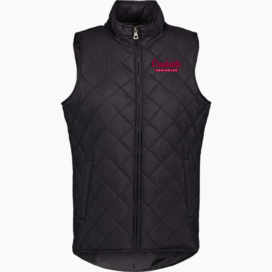 Creekside Seminoles <span class="pdp-name-mascot">Creekside Seminoles</span> MV Sport Weatherproof Vintage Women's Diamond Quilt Vest